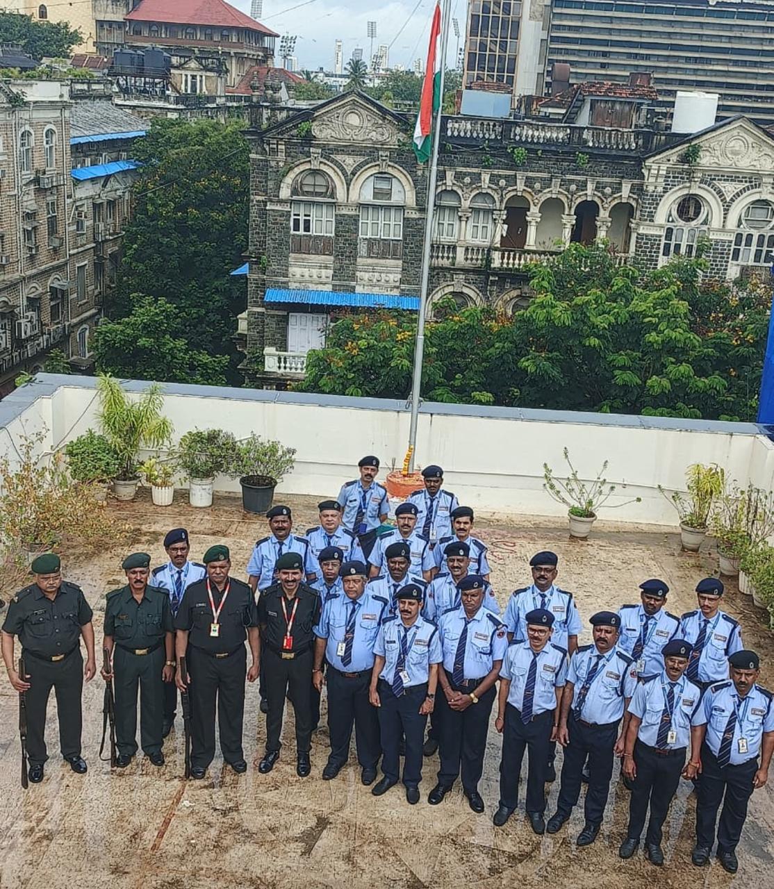 Combat security team group portrait