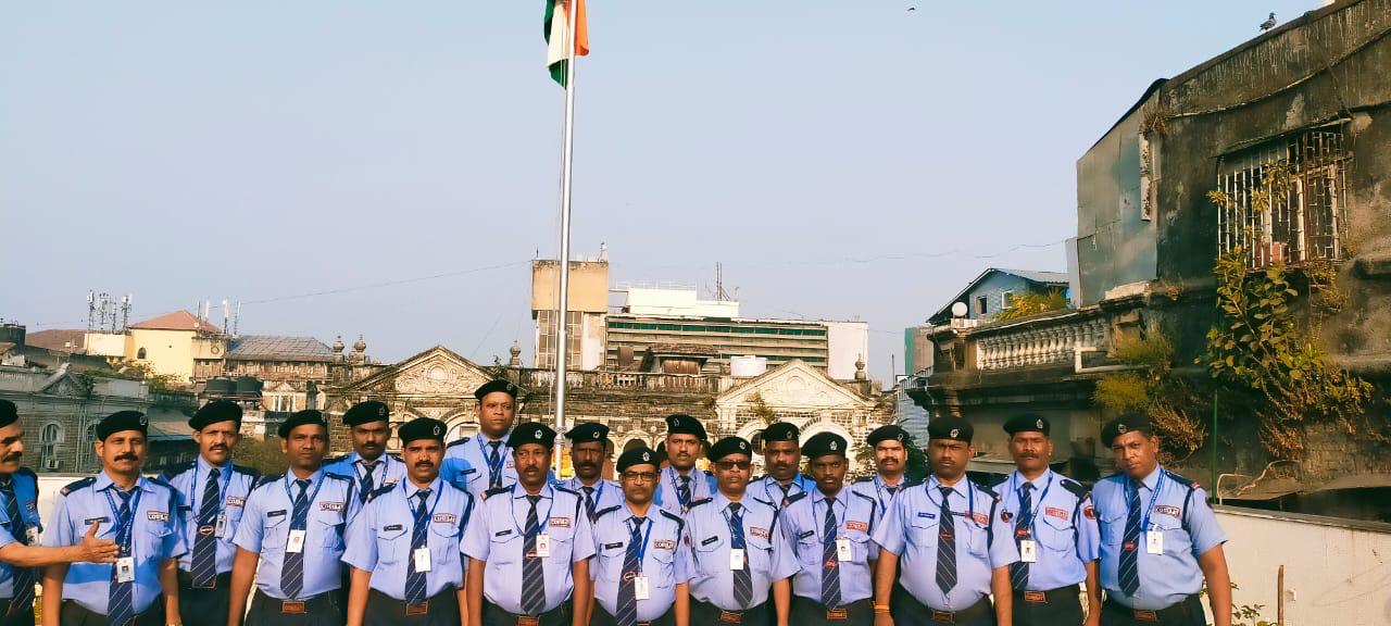 Combat security team parade formation